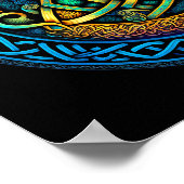 Celtic Knot Colorful Knotwork Poster (Hoek)