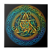 Celtic Knot Colorful Knotwork Tegeltje (Voorkant)