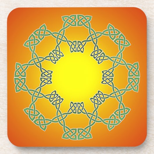 Celtic Knot Cork Onderzetter (Voorkant)