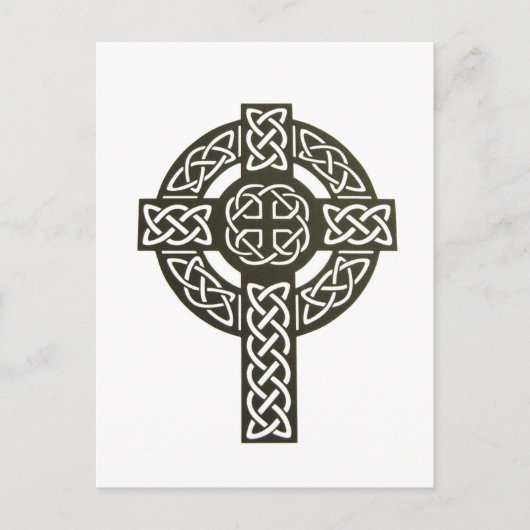 Celtic Knot Cross Briefkaart (Voorkant)