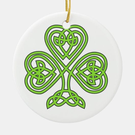 Celtic Knot Cross Tree Keramisch Ornament (Voorkant)