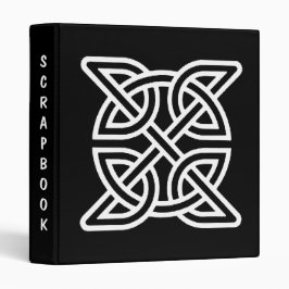 Celtic Knot Design Black Scrapbook Multomap 1" Multomap