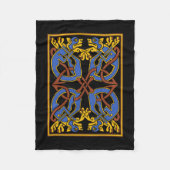 Celtic Knot Design met Honden Fleece Deken (Voorkant)