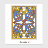 Celtic Knot Design met Honden Sticker (Vel)