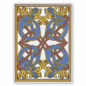 Celtic Knot Design met Honden Sticker (Voorkant)