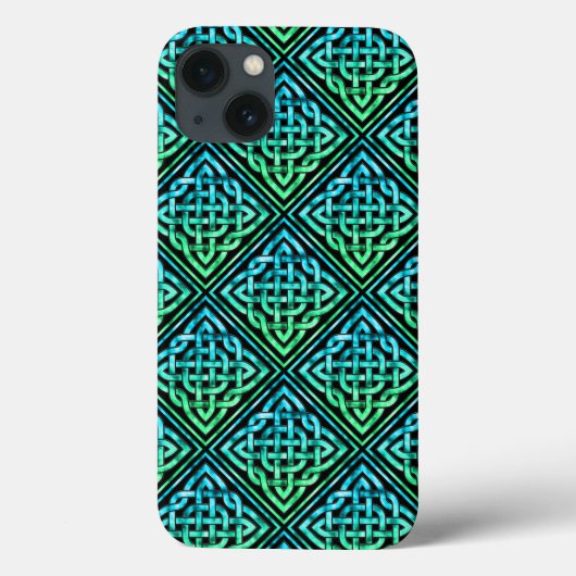 Celtic Knot - Diamond Blue Green Case-Mate iPhone Case (Achterkant)
