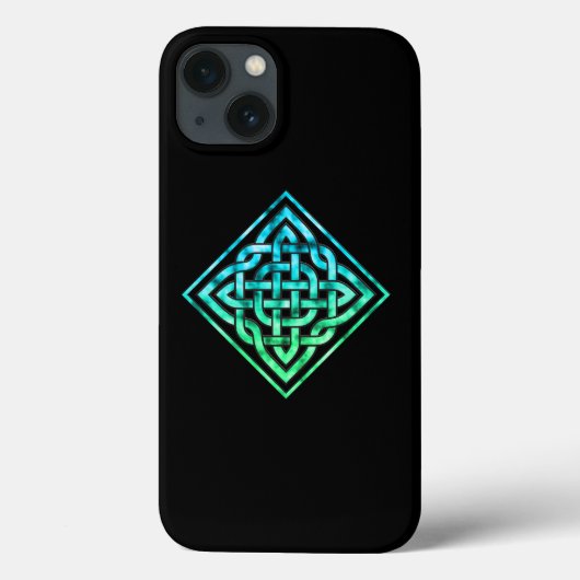 Celtic Knot - Diamond Blue Green Case-Mate iPhone Case (Achterkant)