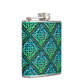 Celtic Knot - Diamond Blue Green Heupfles (Rechts)