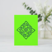 Celtic Knot - Diamond Invitations Kaart (Staand voorkant)