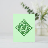 Celtic Knot - Diamond Invitations Kaart (Staand voorkant)
