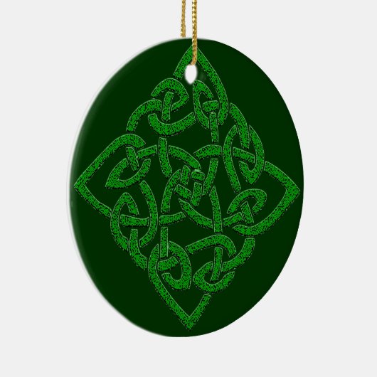 Celtic Knot - Diamond Keramisch Ornament (Rechts)