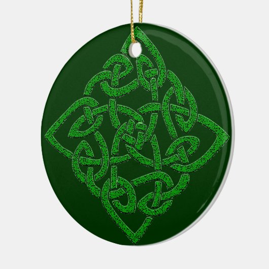 Celtic Knot - Diamond Keramisch Ornament (Links)