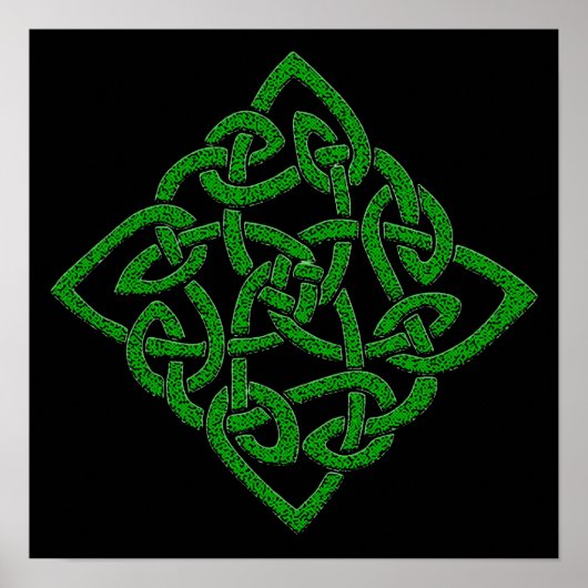 Celtic Knot - Diamond Poster (Voorkant)