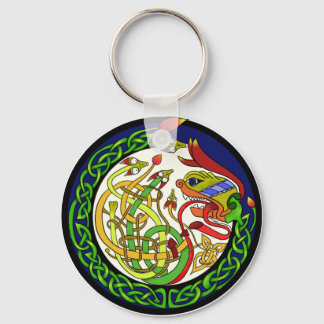 Celtic Knot Dragon Mandala Sleutelhanger