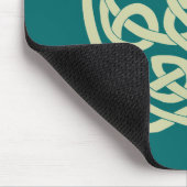 Celtic Knot Dragons - Zwart-wit Muismat (Hoek)