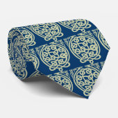 Celtic Knot Dragons - Zwart-wit Stropdas (Opgerold)