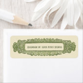  Celtic Knot Filigree Handmade by Jouw naam Etiket (Insitu)