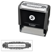  Celtic Knot Filigree Handmade by Jouw naam Zelfinktende Stempel (In situ)