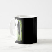 Celtic Knot Four Leaf Clover Stripes Design St Pat Koffiemok (Voorkant links)