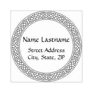 Celtic Knot gepersonaliseerde rubberen stempel