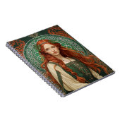 Celtic Knot Girl Spiral Notitieboek 5 (Rechterzijde)