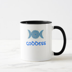 Celtic knot godin mok (blauw)