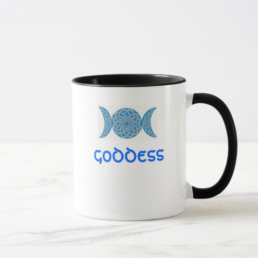 Celtic knot godin mok (blauw) (Rechts)
