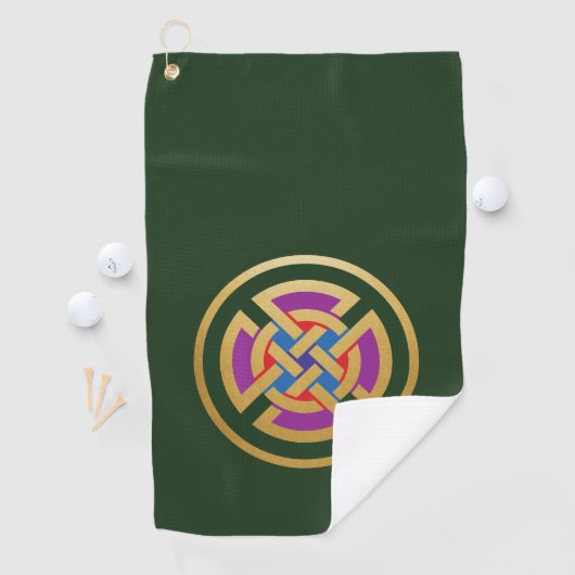 Celtic Knot Golfhanddoek (Insitu)