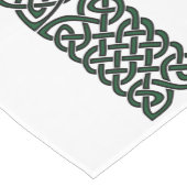 Celtic Knot green black medium table runner Medium Tafelloper (Hoek)