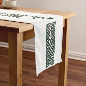 Celtic Knot green black medium table runner Medium Tafelloper (Voorbeeld)