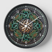 Celtic Knot Green Gold Knotwork (Voorkant)