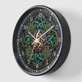 Celtic Knot Green Gold Knotwork (Hoek)