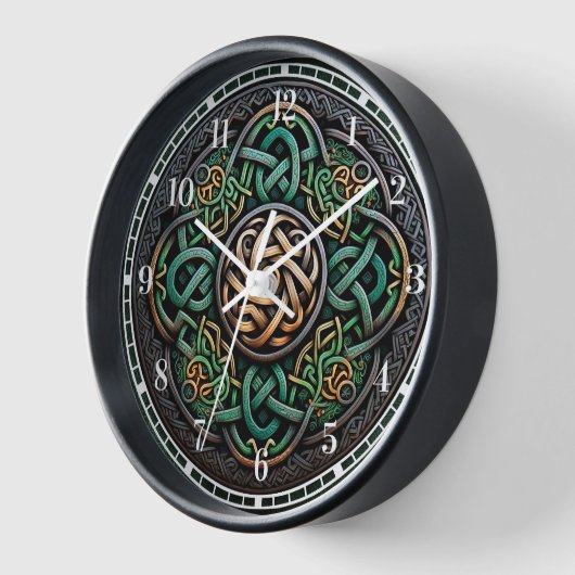 Celtic Knot Green Gold Knotwork (Hoek)