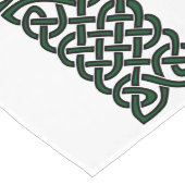 Celtic Knot green zwarte grote tafelrunner Lange Tafelloper (Hoek)