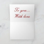 Celtic knot Hearts Kaart (Binnen)