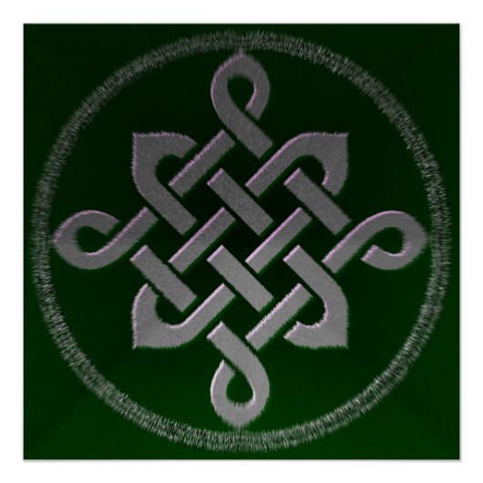 celtic knot ierland oud symbool pagan irish gre poster (Voorkant)
