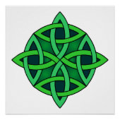 celtic knot ierland oud symbool pagan irish gre poster (Voorkant)