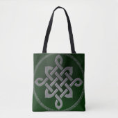 celtic knot ierland oud symbool pagan irish gre tote bag (Voorkant)
