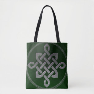 celtic knot ierland oud symbool pagan irish gre tote bag