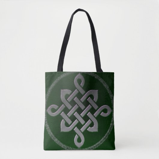 celtic knot ierland oud symbool pagan irish gre tote bag (Voorkant)