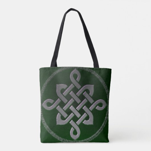 celtic knot ierland oud symbool pagan irish gre tote bag (Achterkant)