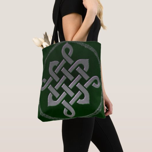 celtic knot ierland oud symbool pagan irish gre tote bag (Dichtbij)