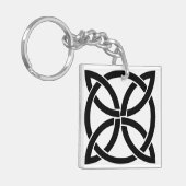 celtic knot ierland oud symbool pagan irish sleutelhanger (Voorkant Links)