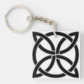 celtic knot ierland oud symbool pagan irish sleutelhanger (Voorkant)