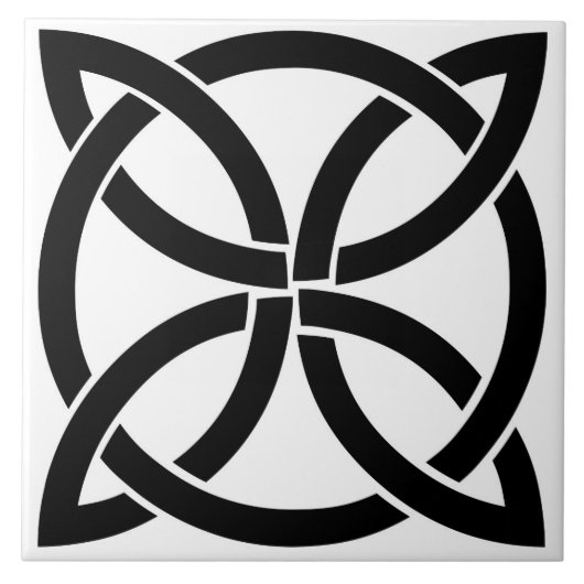 celtic knot ierland oud symbool pagan irish tegeltje (Voorkant)