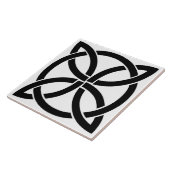 celtic knot ierland oud symbool pagan irish tegeltje (Zijkant)