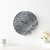 Celtic Knot in geborsteld zilver Grote Klok (Huis)