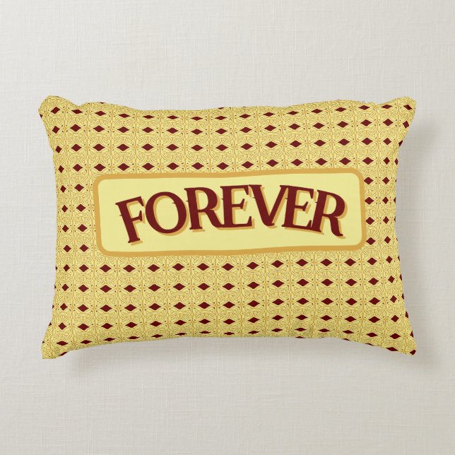 Celtic knot in gold accent kussen (Voorkant)