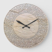 Celtic Knot in stone Grote Klok (Voorkant)