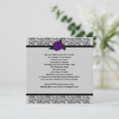 Celtic Knot Infinity Roos Gothic Wedding Kaart (Staand voorkant)